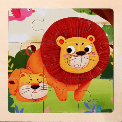 Jouet-en-bois-puzzle-lion