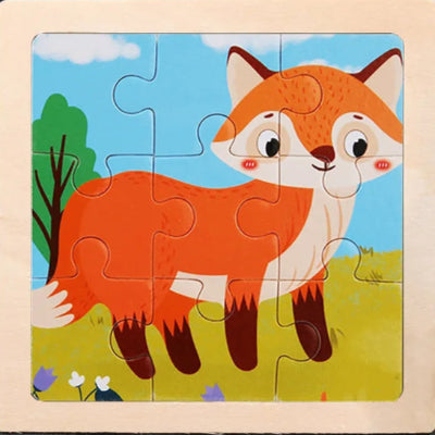 Jouet-en-bois-puzzle-renard